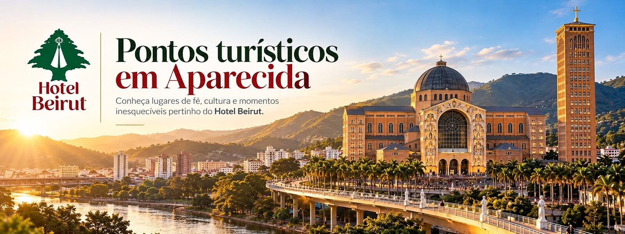 Pontos turísticos em Aparecida — Hotel Beirut