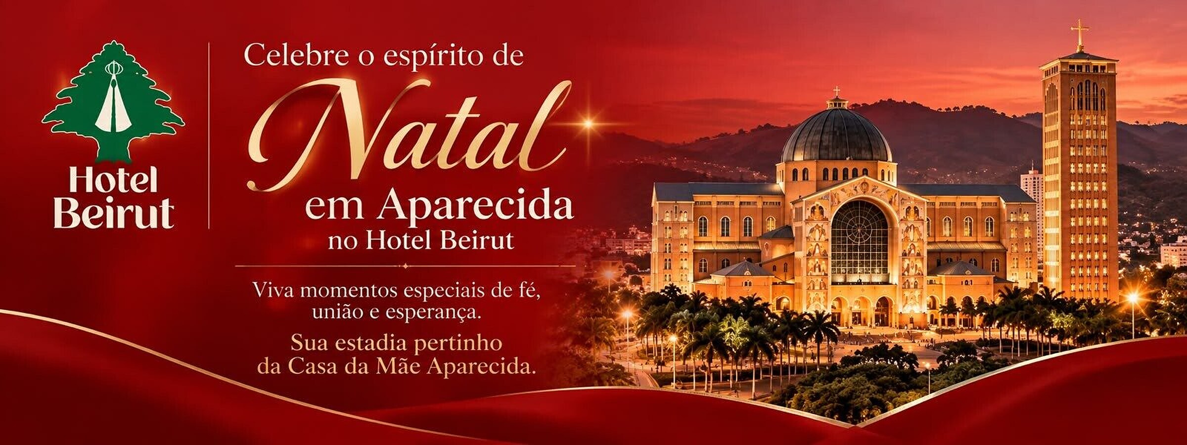 Celebre o espírito de Natal em Aparecida — Hotel Beirut